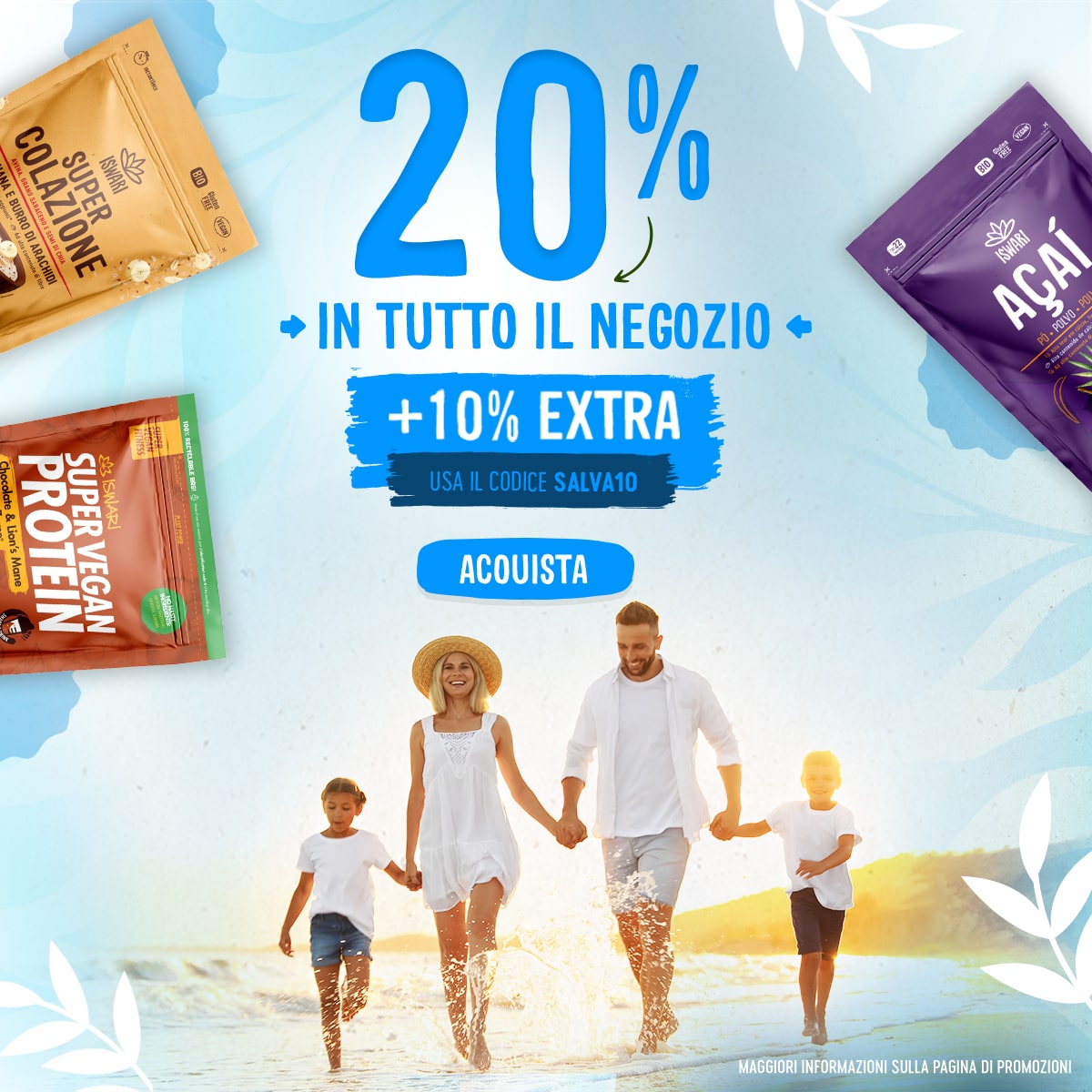20% di sconto + 10% extra con il coupon